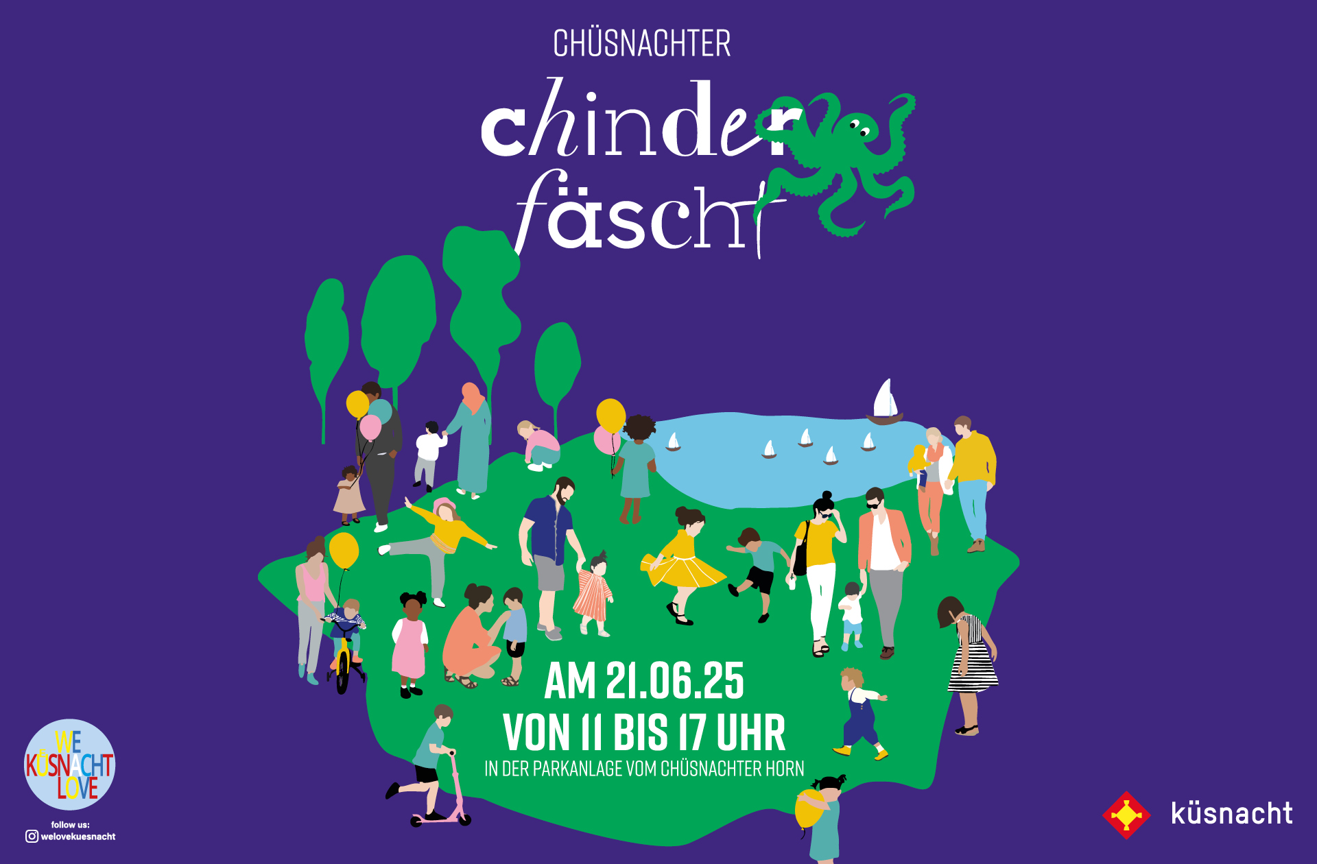 Chünachter Chinderfäscht 2025 Flyer